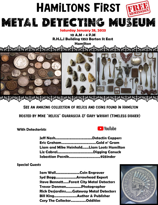 Metal Detecting Museum - Collection of relics and coins with Mike Guarascia and Gary Wright